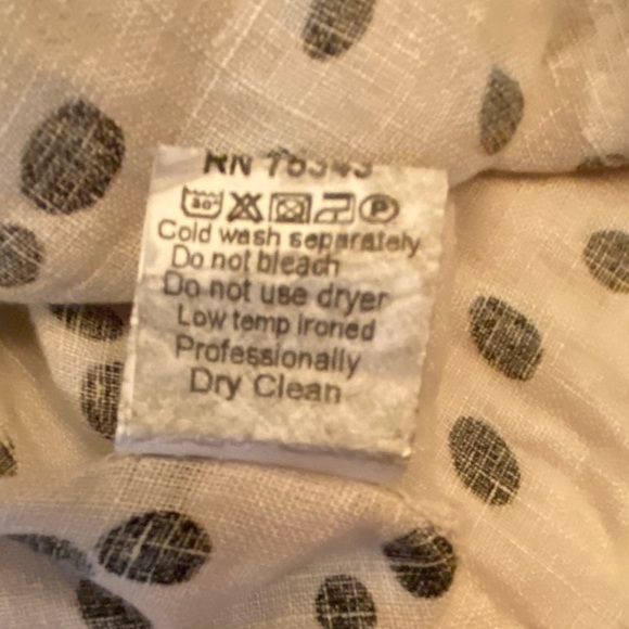 Terzo Millennio Italy Women's 100% Linen Dress size L - Picture 6 of 7